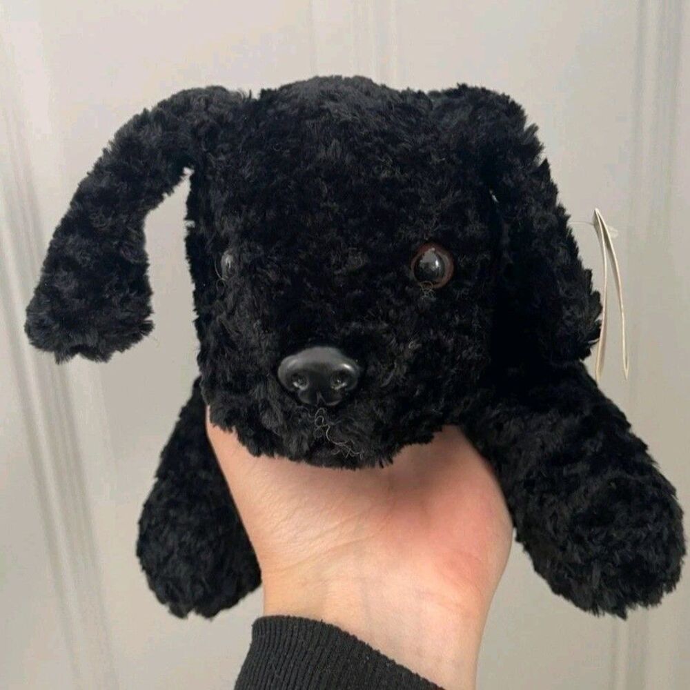 Bearington Collection "Baby Jackson" Black Puppy Dog Plush 5320S, New with tags